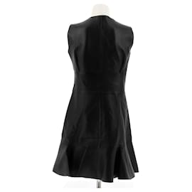 Louis Vuitton-LOUIS VUITTON Dresses T.FR 36 Leather-Black