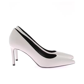 Saint Laurent-SAINT LAURENT Heels T.EU 38 Leather-White