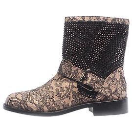 Rene Caovilla Botines de encaje negro - talla EU 36 Negro