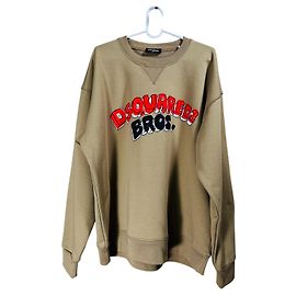 Sweatshirt Dsquared2 Bros. Col rond coton 16 ans Multicolore