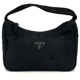 Prada MV515 Triangle Plate Handbag Black