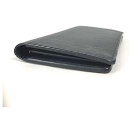 Louis Vuitton-Louis Vuitton Epi Portefeuille Brazza Long Wallet-Black