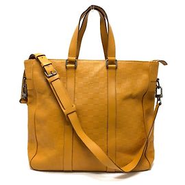 Louis Vuitton Damier Infini Tadao Tote Bag Other Yellow
