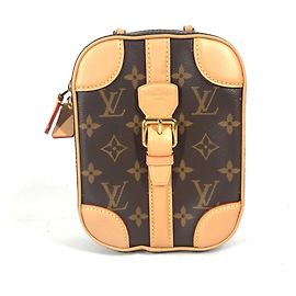 Pochette Verticale Valisette Monogram Louis Vuitton Marrone