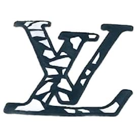 Louis Vuitton-Cachecol de esqui Louis Vuitton LV-Preto,Branco