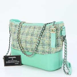 Chanel-Chanel Gabrielle de Chanel Leather Shoulder Bag-Green