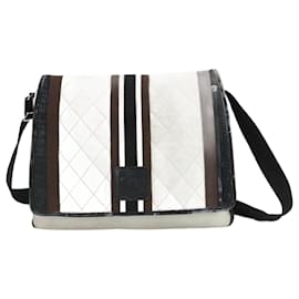 Chanel-Chanel Sport Leather Tote Bag-Black,Beige