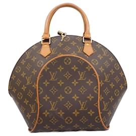 Louis Vuitton-Louis Vuitton Monogram Ellipse MM Handbag-Brown