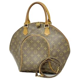 Louis Vuitton-Louis Vuitton Monogram Ellipse MM Handbag-Brown