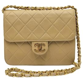 Chanel-Chanel Timeless Classic Mini Flap Bag-Beige