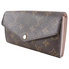 Louis Vuitton-Louis Vuitton Portefeuille Sarah Long Wallet-Brown,Pink