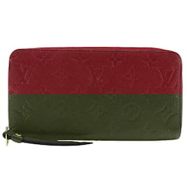 Louis Vuitton-Louis Vuitton Zippy Wallet in Cerise-Red,Fuschia