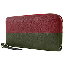 Louis Vuitton-Louis Vuitton Zippy Wallet in Cerise-Red,Fuschia