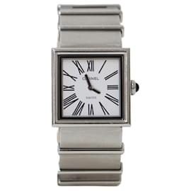 Chanel-CHANEL Mademoiselle Quartz Watch H0827-Silvery