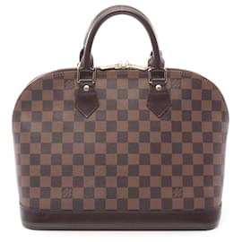 Louis Vuitton-Louis Vuitton Alma Handbag PVC Leather N51131-Brown