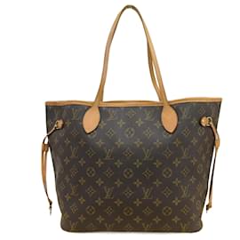 Louis Vuitton-Louis Vuitton Monogram Neverfull MM Tote M40156-Brown