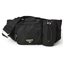 Prada-Prada Nylon Waist Bag Black-Black