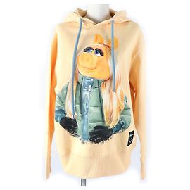 Moncler Disney Grafik Hoodie XS Damen Orange