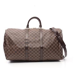 Louis Vuitton-Louis Vuitton Damier Keepall Bandouliere 55 Bag-Brown