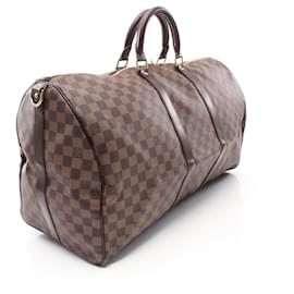 Louis Vuitton-Louis Vuitton Damier Keepall Bandouliere 55 Bag-Brown