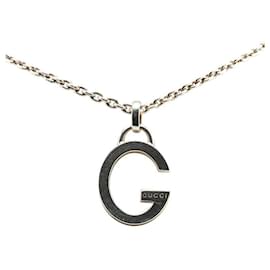 Gucci-Gucci G Plate SV925 Necklace-Silvery