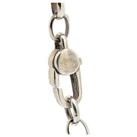 Gucci-Gucci Interlocking G SV925 Necklace-Silvery