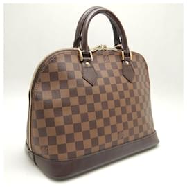 Louis Vuitton-Louis Vuitton Damier Alma Handbag N51131-Brown