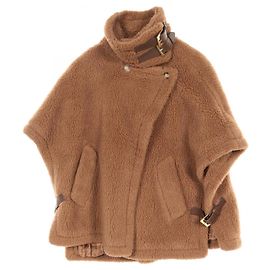 Poncho en cachemire Teddy Bear de Max Mara Marron
