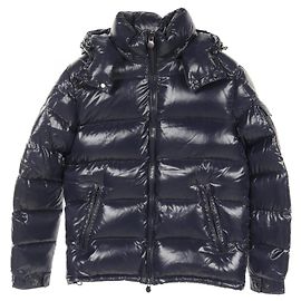 Moncler MAYA Down Jacket Nylon Navy Men Navy blue