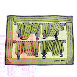 Hermès-Hermes Orange Cotton Towel-Orange