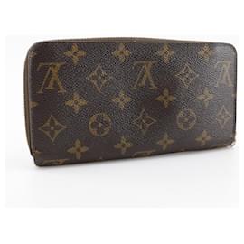 Louis Vuitton-Louis Vuitton Monogram Canvas Zippy Wallet-Brown