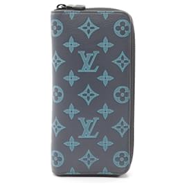 Louis Vuitton-Louis Vuitton Zippy Wallet Monogram Shadow M82322-Blue