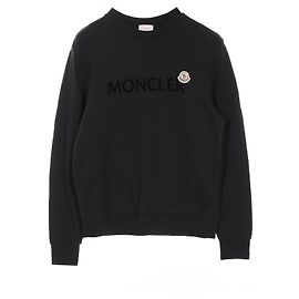 Sudadera de algodón Moncler negra 8G00048 Negro