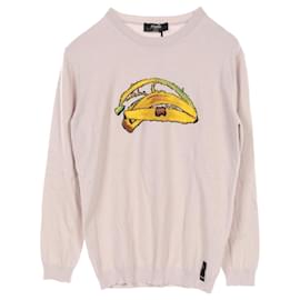 Fendi-Fendi Cotton Cashmere Knitwear FZZ380 A2N5-Pink