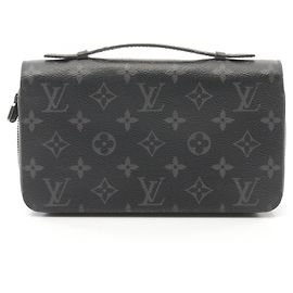 Louis Vuitton Zippy XL Wallet Monogram Eclipse M61698 Black