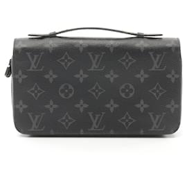 Louis Vuitton-Louis Vuitton Zippy XL Wallet Monogram Eclipse M61698-Black
