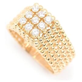 Autre Marque-Queen Jewelry Diamond Ring 750YG 12-Golden
