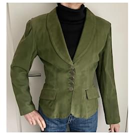 Autre Marque-Jackets-Green,Khaki