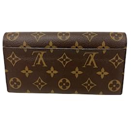 Louis Vuitton-Louis Vuitton Portefeuille Sarah Monogram Long Wallet-Brown