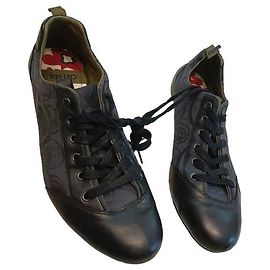 Kenzo baskets noires, taille 41, modèle mixte, parfait état Noir