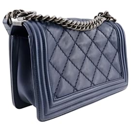 Chanel-Chanel Boy-Navy blue