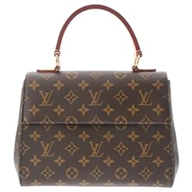 Louis Vuitton-Louis Vuitton Monogram Cluny BB Handbag-Brown,Red