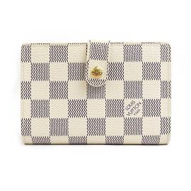 Louis Vuitton Damier Azur Bi-Fold Wallet Other Cream