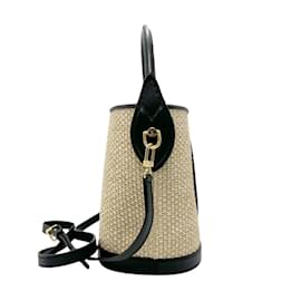 Louis Vuitton-Louis Vuitton Petit Bucket Handbag-Black,Beige