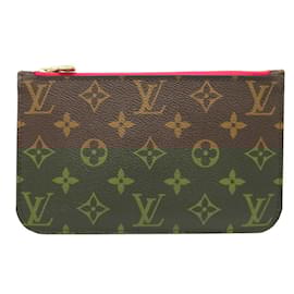 Louis Vuitton-Poche Louis Vuitton Monogram Neverfull PM Marrom-Marrom,Monograma