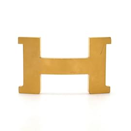 Hermès-Hermes Large Constance Belt Buckle in Gold-Golden