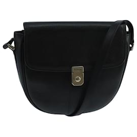 Autre Marque-Burberrys Shoulder Bag Leather Black Auth 104609-Black