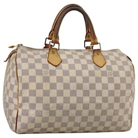 Louis Vuitton-LOUIS VUITTON Damier Azur Speedy 30 Hand Bag N41533 LV Auth 104122-Other