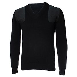 Philipp Plein, pull noir avec des patchs de serpent Noir