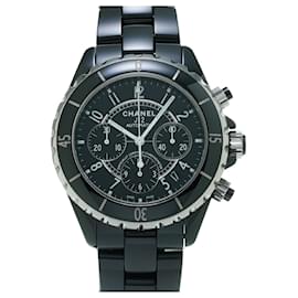 Chanel-Chanel J12 Chrono 41mm Black Lacquer Men's Watch-Other
